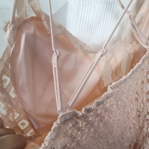 NWOT Boho Top By Zenana Outfitters in Oatmeal - Picture 6 of 7